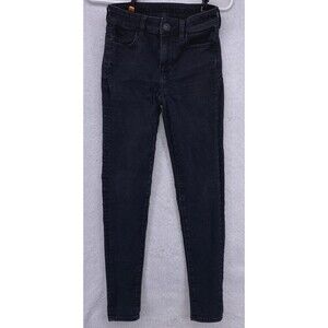 American Eagle Jeans Size 0 Next Level Stretch Hi Rise Jegging Crop Black